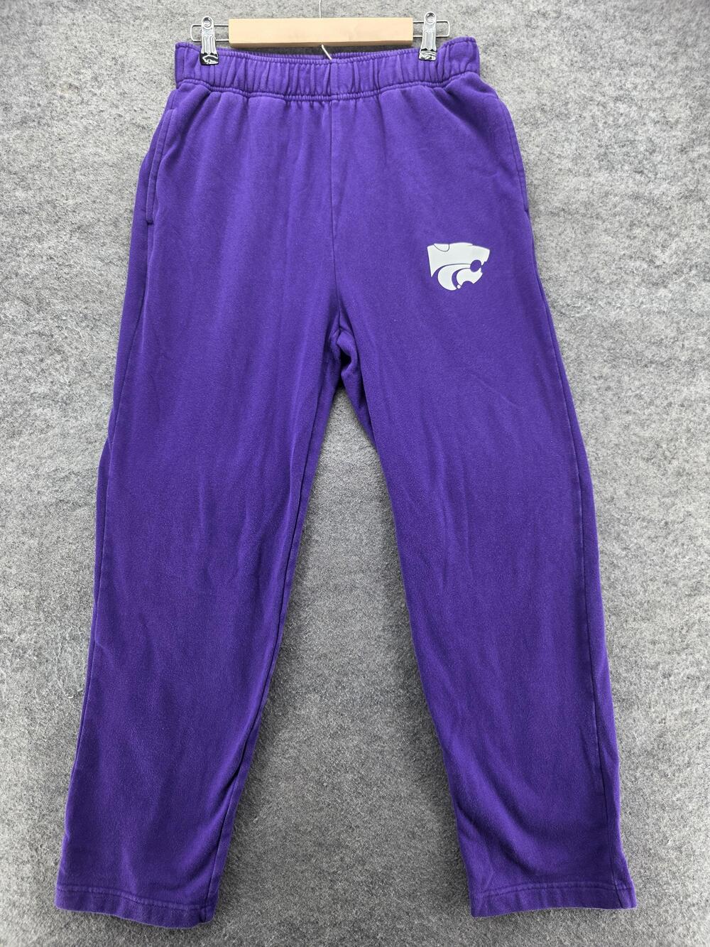 Kansas State Wildcats Pants Mens M Purple NCAA College Sweatpants Fanatics